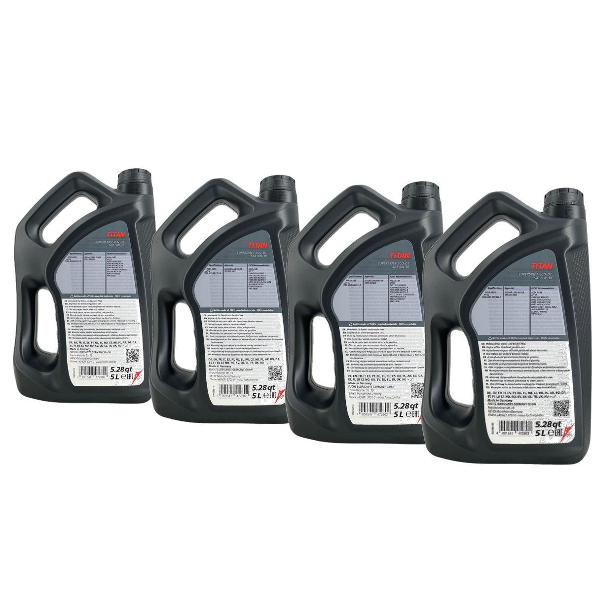 Fuchs Titan Supersyn F ECO-DT 5W-30 4x5 Liter