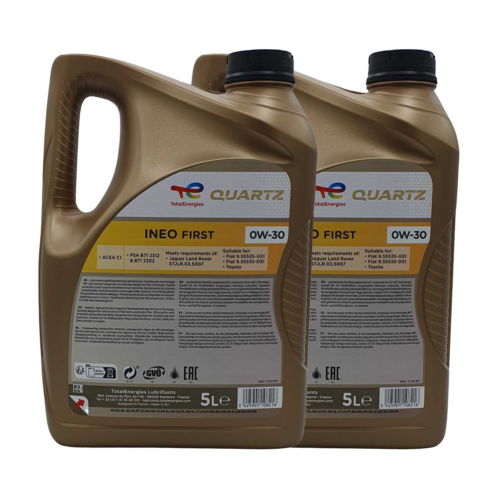 Total Quartz Ineo First 0W-30 2x5 Liter