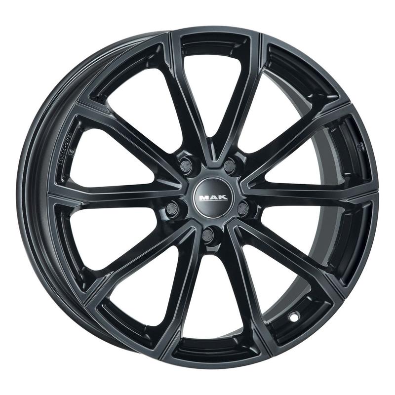 MAK DAVINCI gloss black 7.0Jx17 5x108 ET42