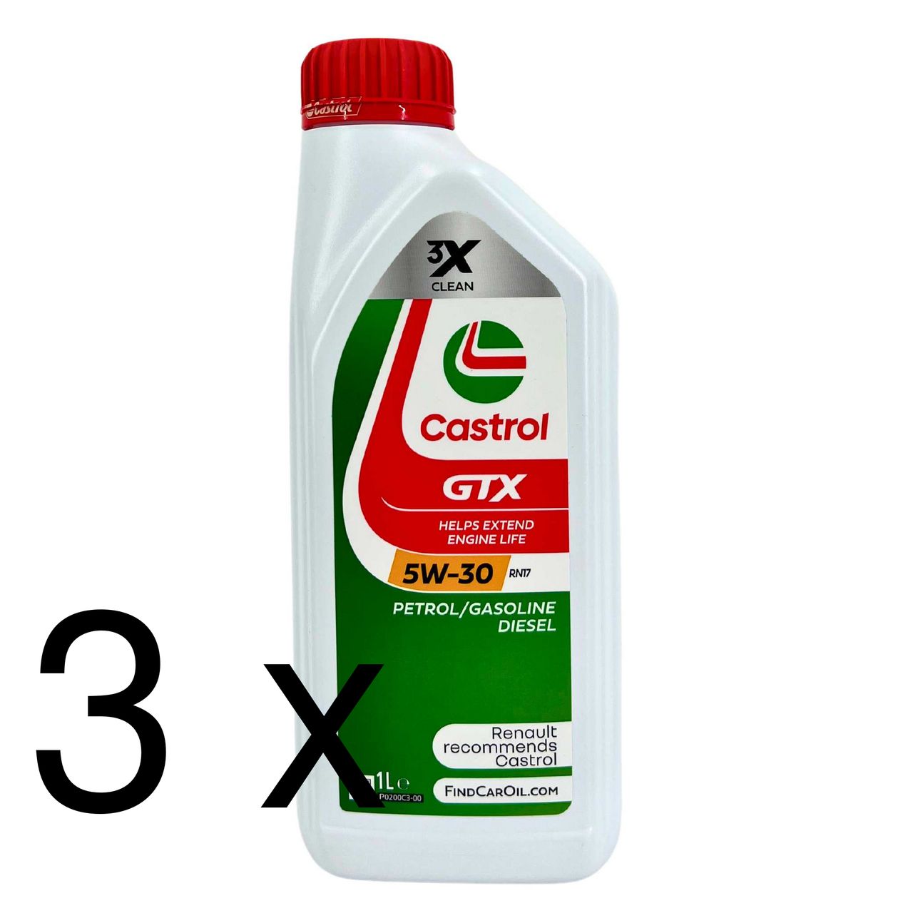 Castrol GTX 5W-30 RN17 3x1 Liter