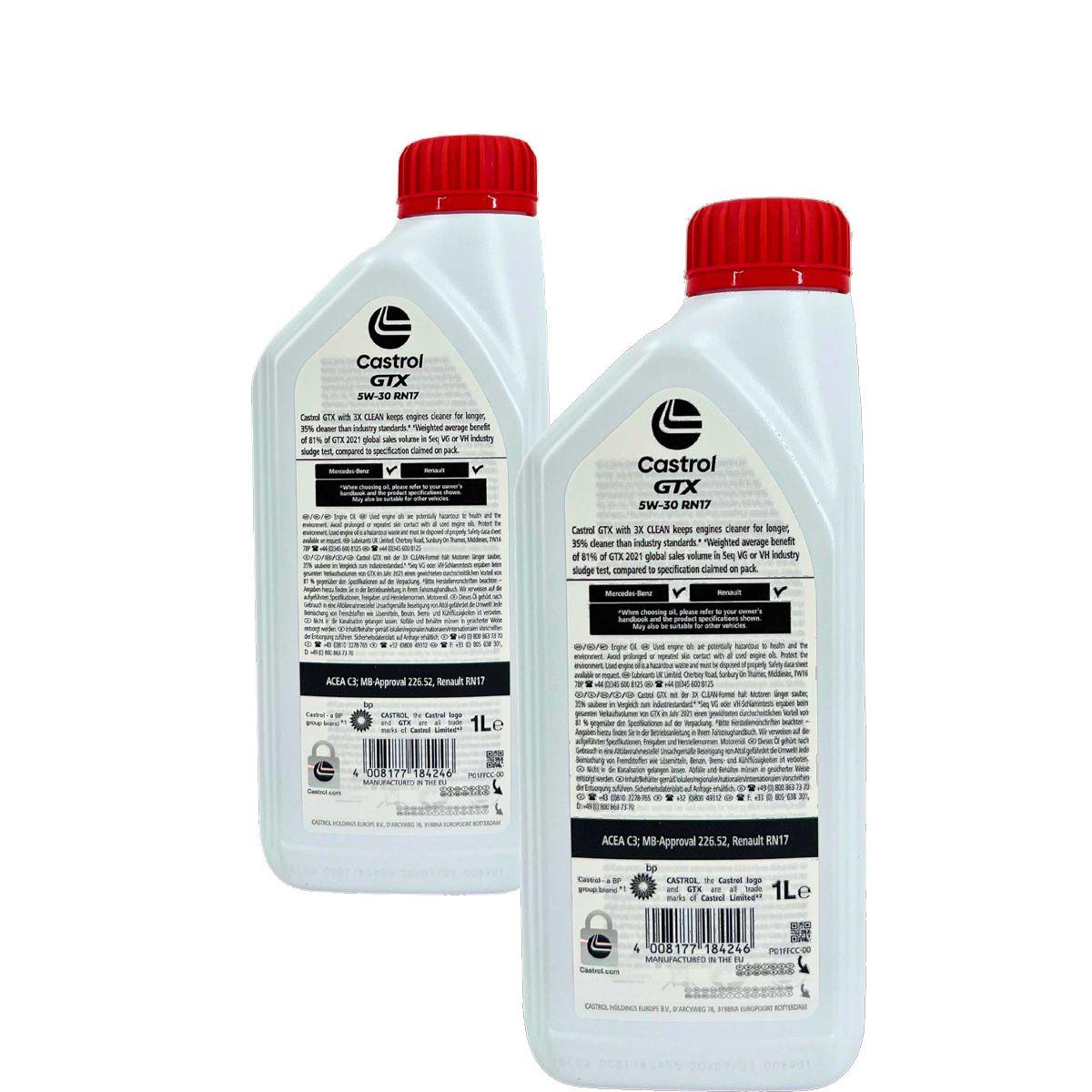 Castrol GTX 5W-30 RN17 2x1 Liter