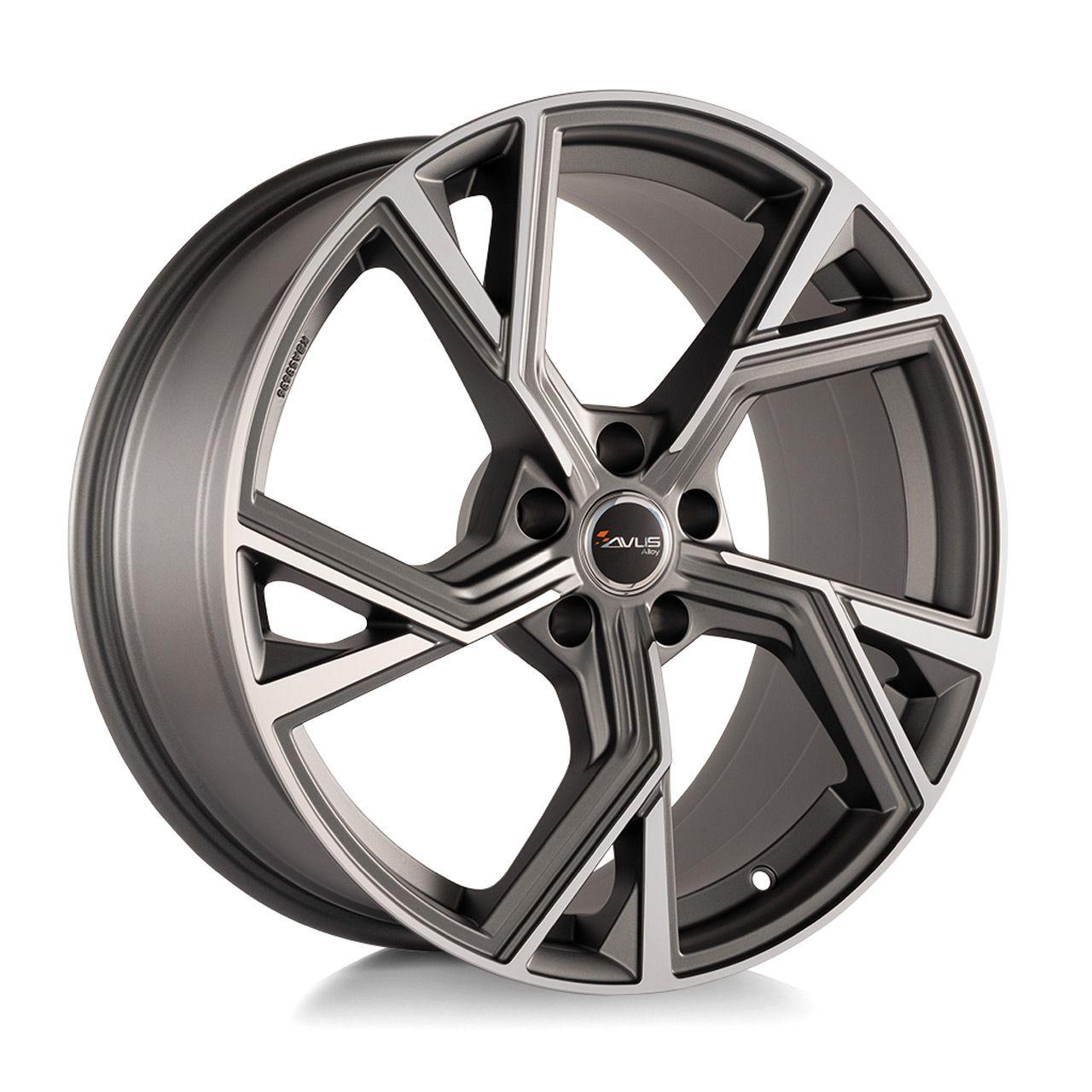 AVUS RACING AF20 matt anthracite polished 9.0Jx20 5x112 ET25