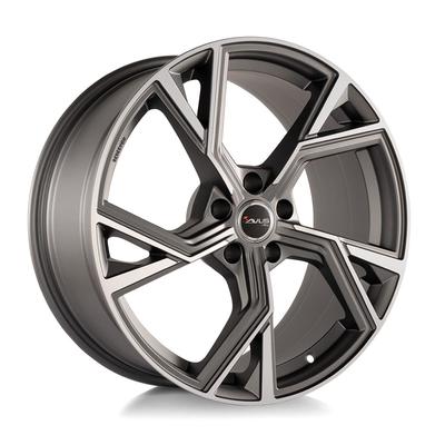 AVUS RACING AF20 matt anthracite polished 9.5Jx21 5x112 ET31