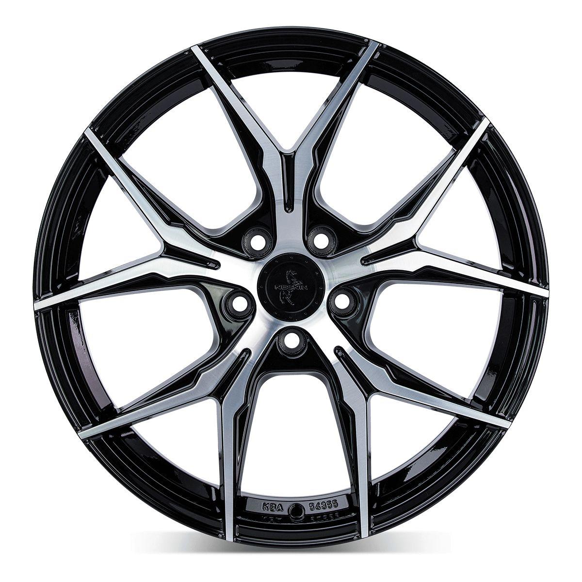 KESKIN WHEELS KT19N black front polished 8.5Jx19 5x112 ET45