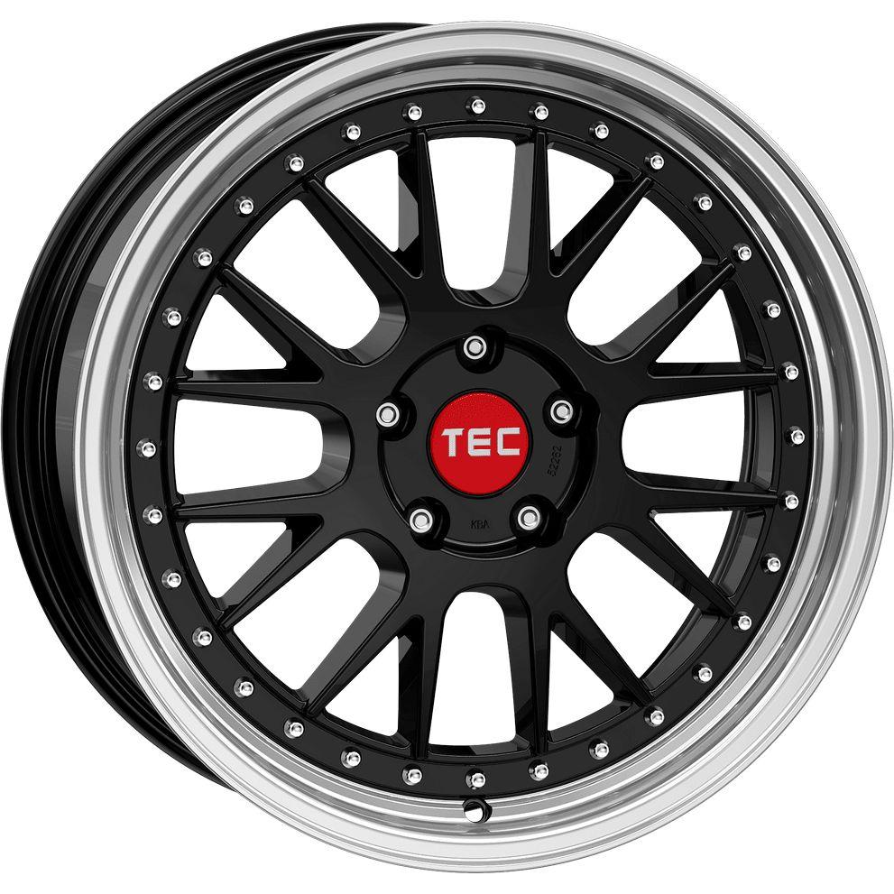 TEC-SPEEDWHEELS GT EVO schwarz glanz hornpoliert 8.0Jx18 4x108 ET18