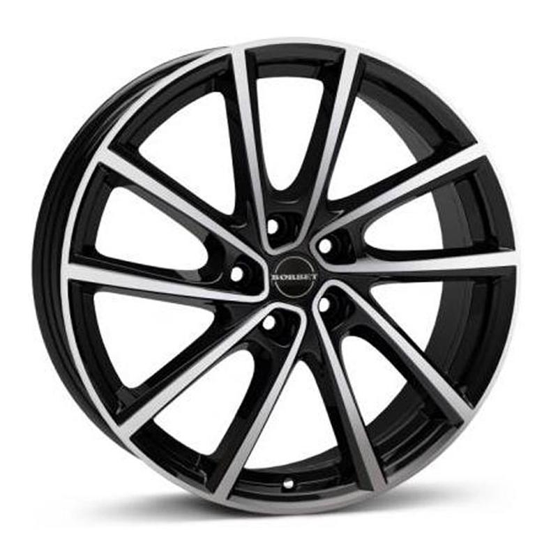 BORBET DESIGN V black glossy 7.0Jx18 5x114.3 ET38