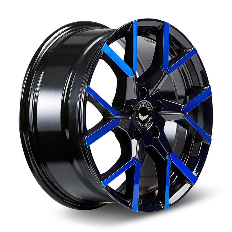 BARRACUDA TZUNAMEE EVO black gloss flashblue 9.0Jx20 5x112 ET35