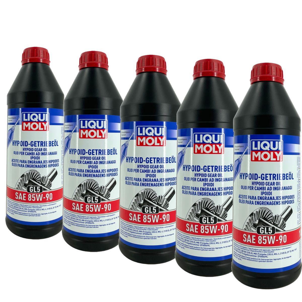 Liqui Moly Hypoid-Getriebeöl (GL5) SAE 85W-90 5x1 Liter