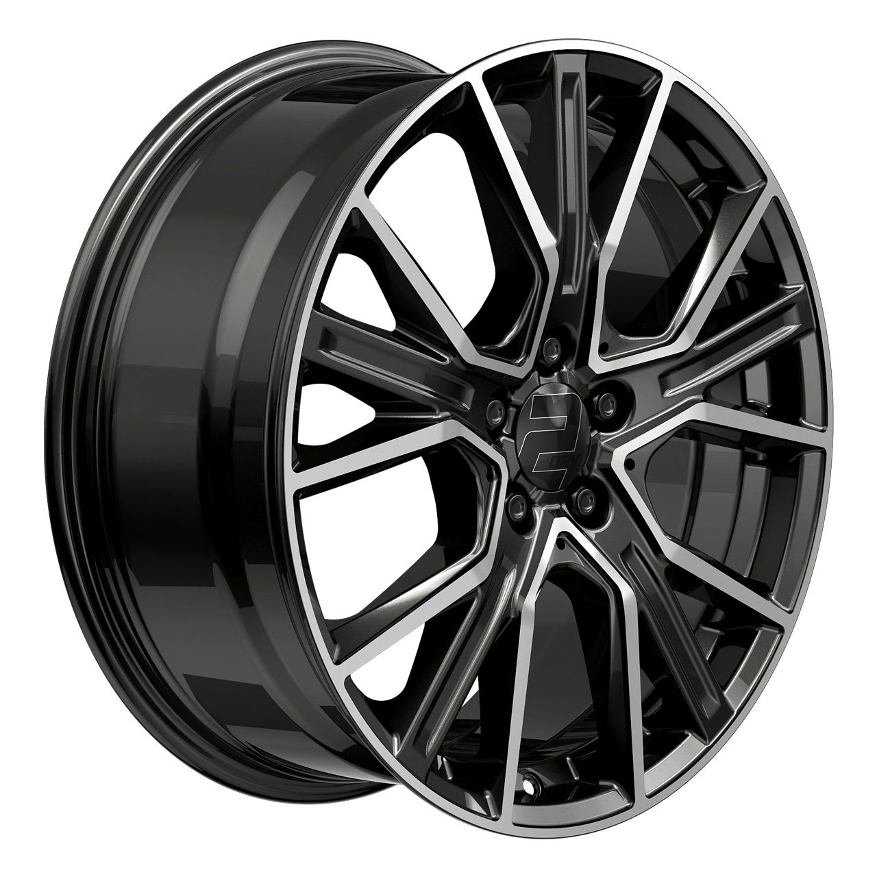 WHEELWORLD-2DRV WH34 Dark Gunmetal Hochglanzpoliert 8.0Jx18 5x112 ET36