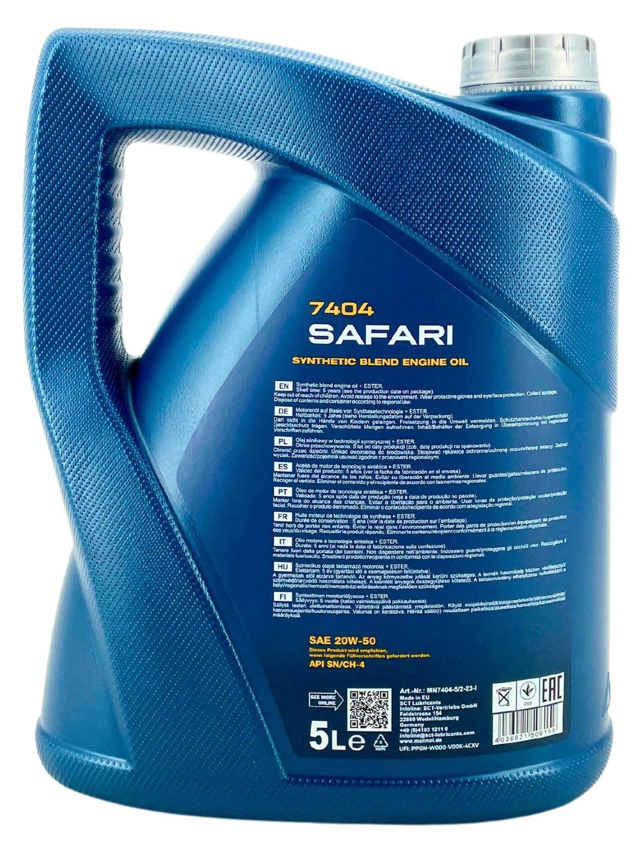 Mannol Safari 20W-50 5 Liter