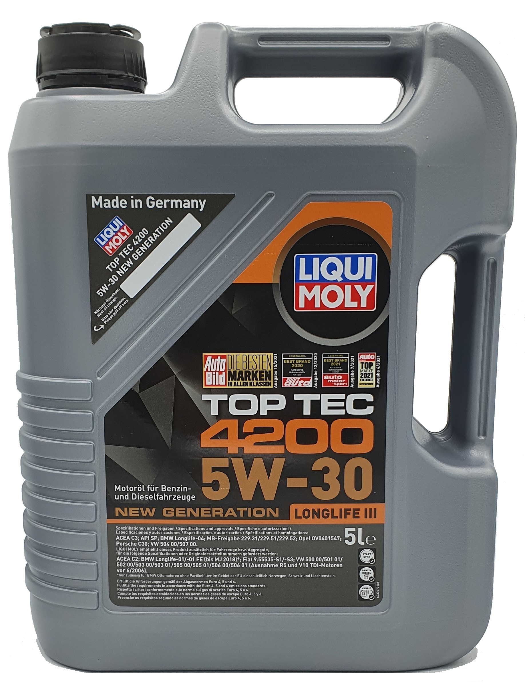 Liqui Moly Top Tec 4200 5W-30 5 Liter | G18742158