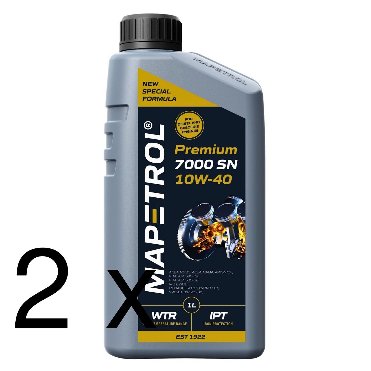 Mapetrol Premium 7000 SN 10W-40 2x1 Liter