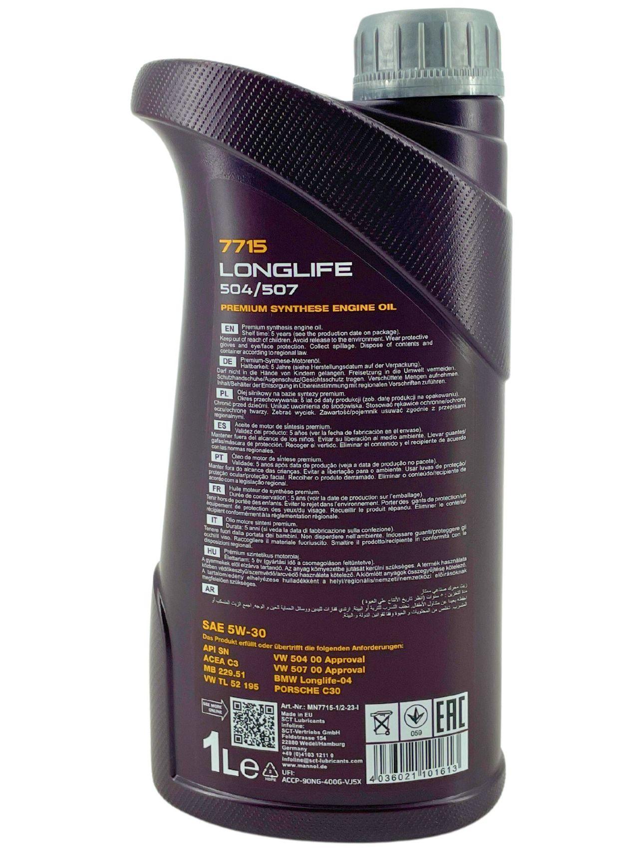 Mannol Longlife 504/507 5W-30 1 Liter