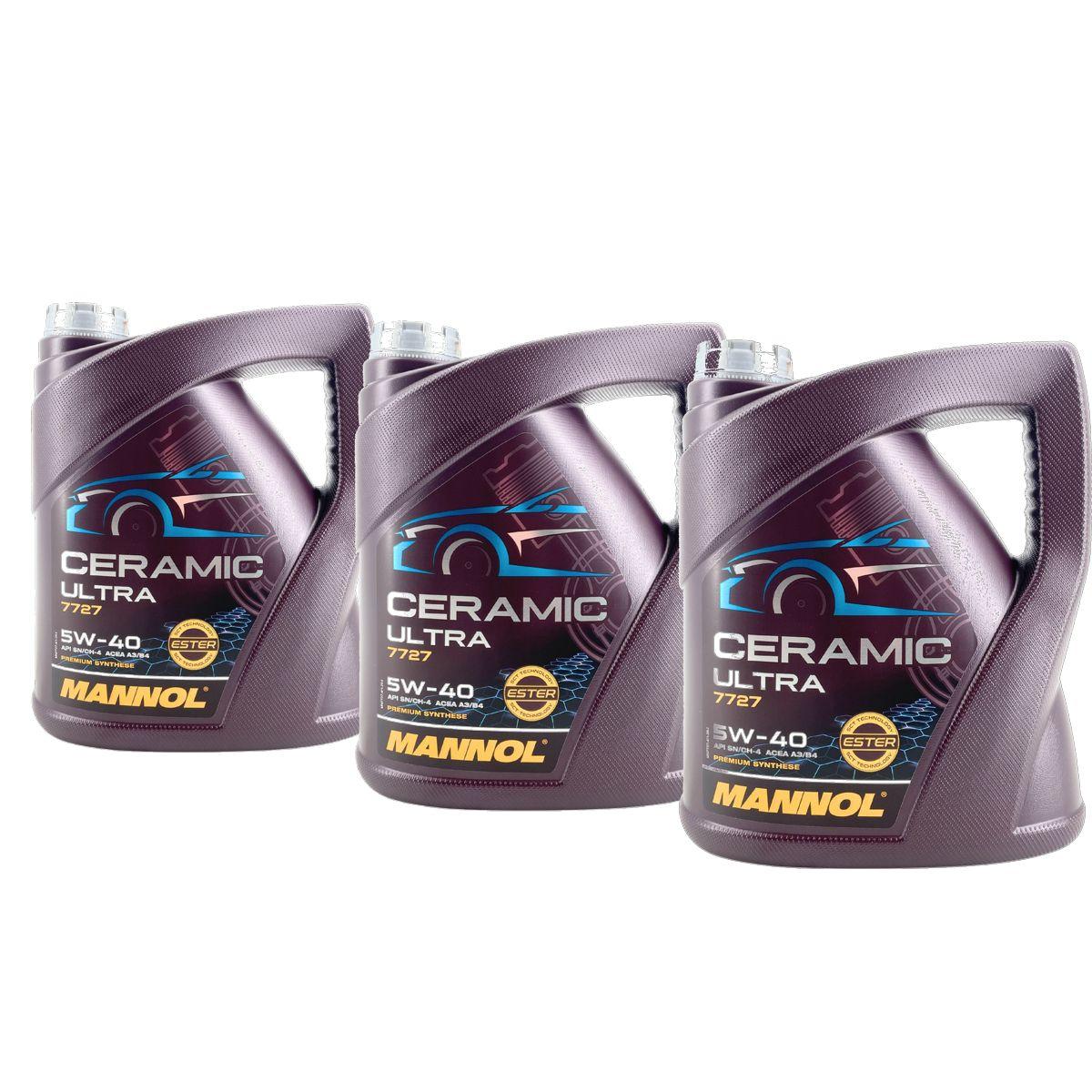 Mannol Ceramic Ultra 5W-40 3x4 Liter
