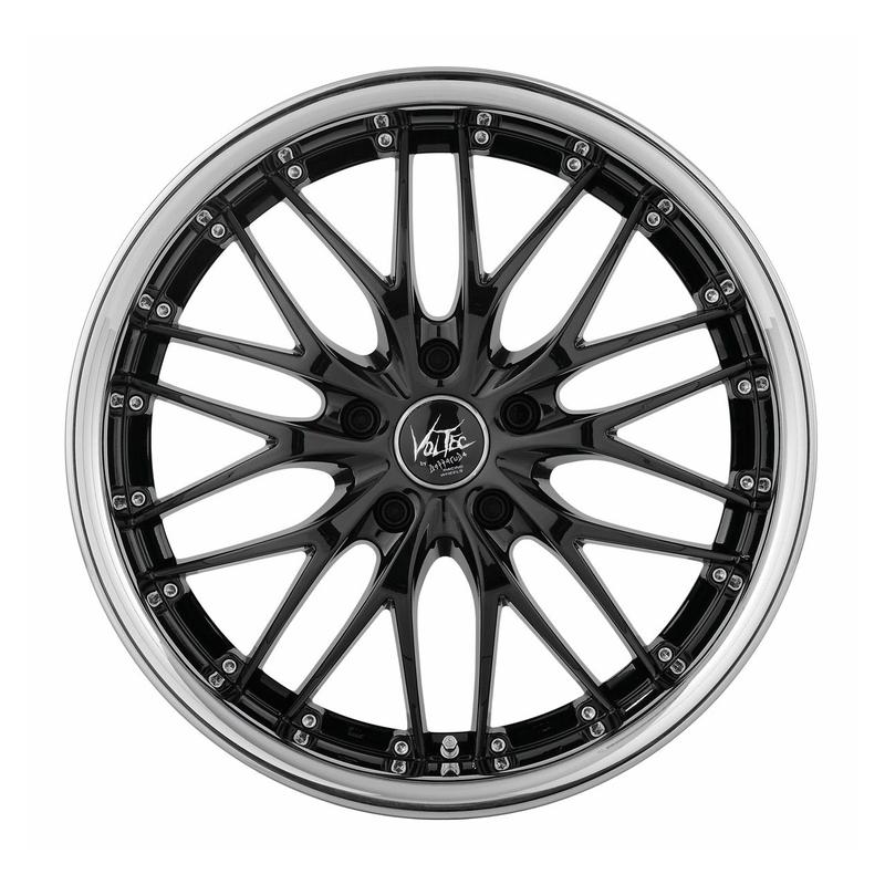 BARRACUDA VOLTEC T6 Higloss black inox lip 8.5Jx19 5x112 ET33