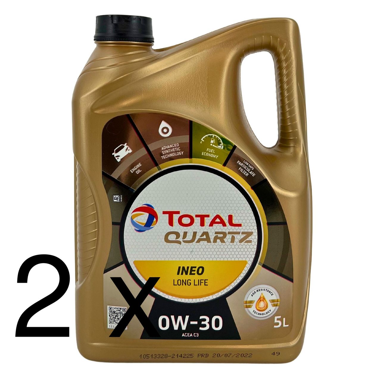 Total Quartz Ineo Long Life 0W-30 2x5 Liter