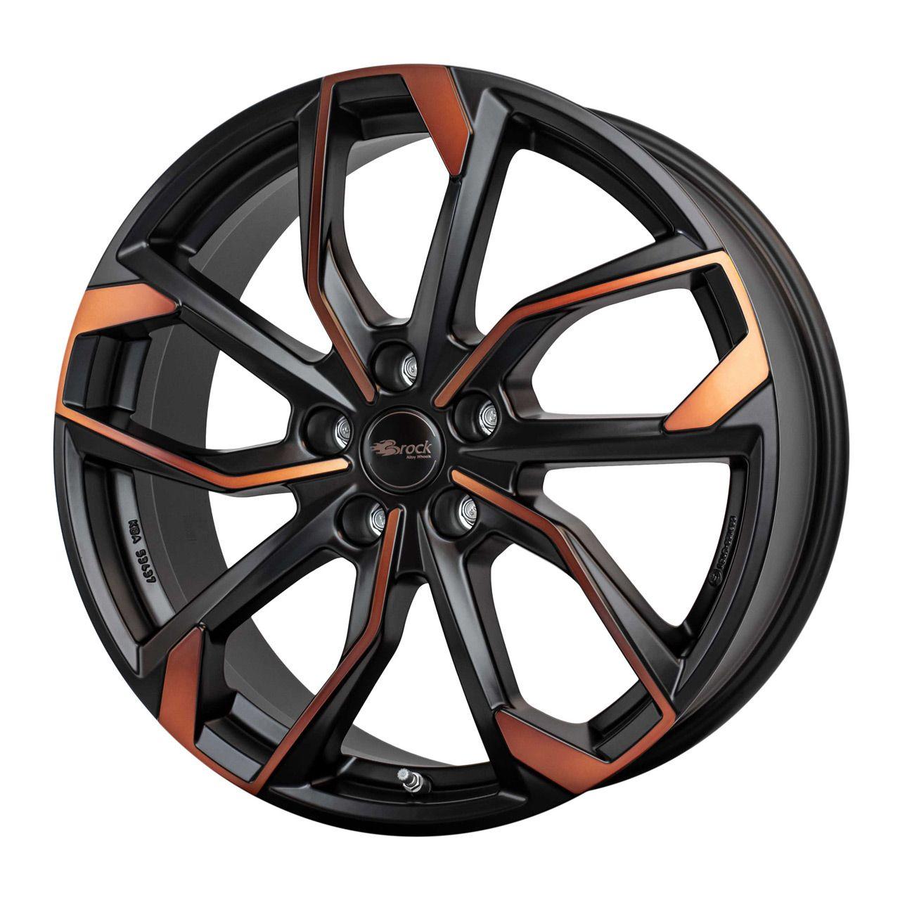 RC-DESIGN RC34 black orange matt 8.0Jx19 5x112 ET45