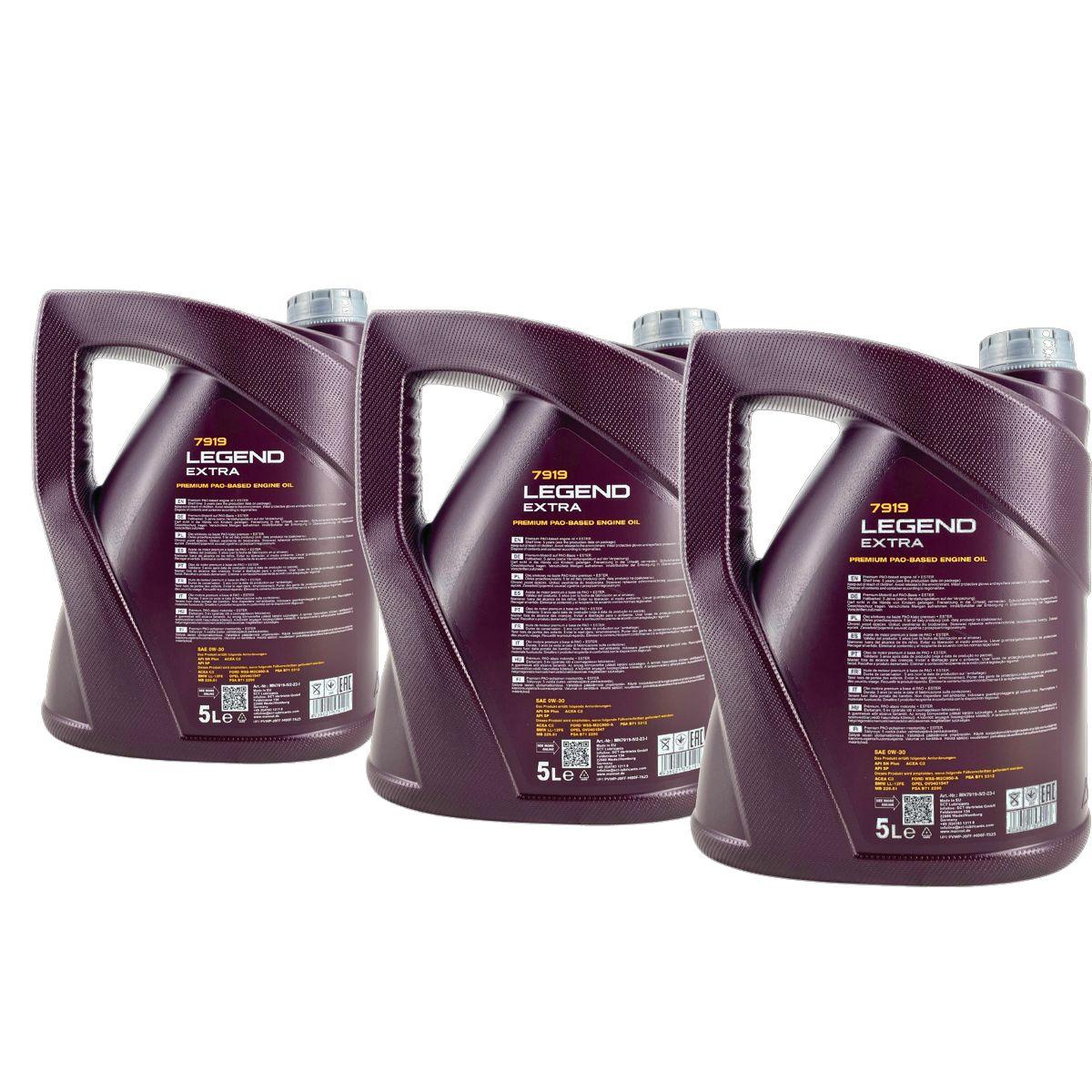 Mannol Legend Extra 0W-30 3x5 Liter