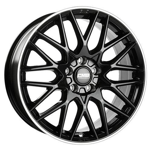 CMS C25-DRB diamond rim black 7.0Jx17 5x112 ET49