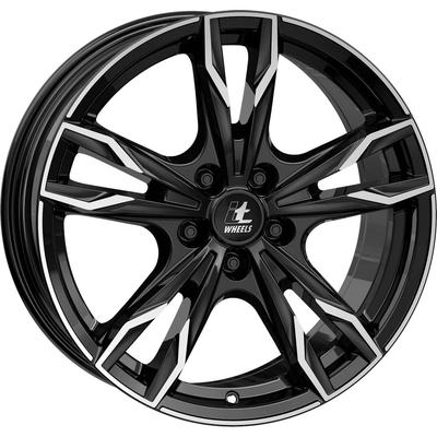 ITWHEELS GINA gloss black polished 8.5x20 5x112 ET37