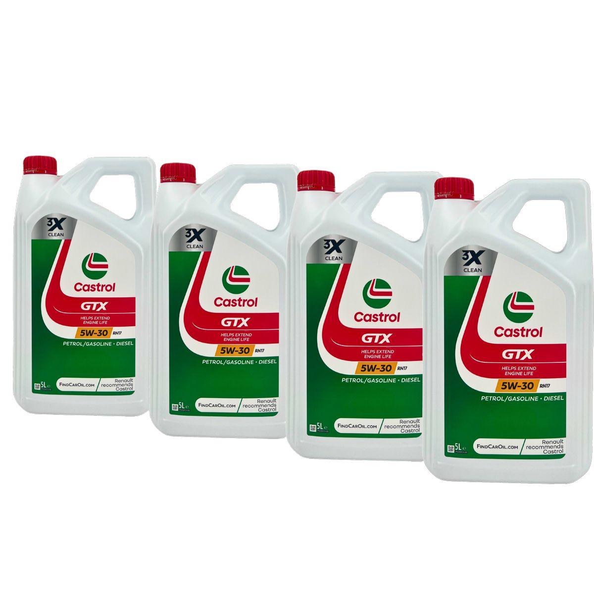 Castrol GTX 5W-30 RN17 4x5 Liter