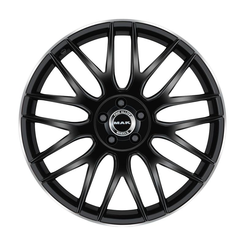 MAK ARROW gloss black mirror ring 10.0Jx21 5x112 ET22
