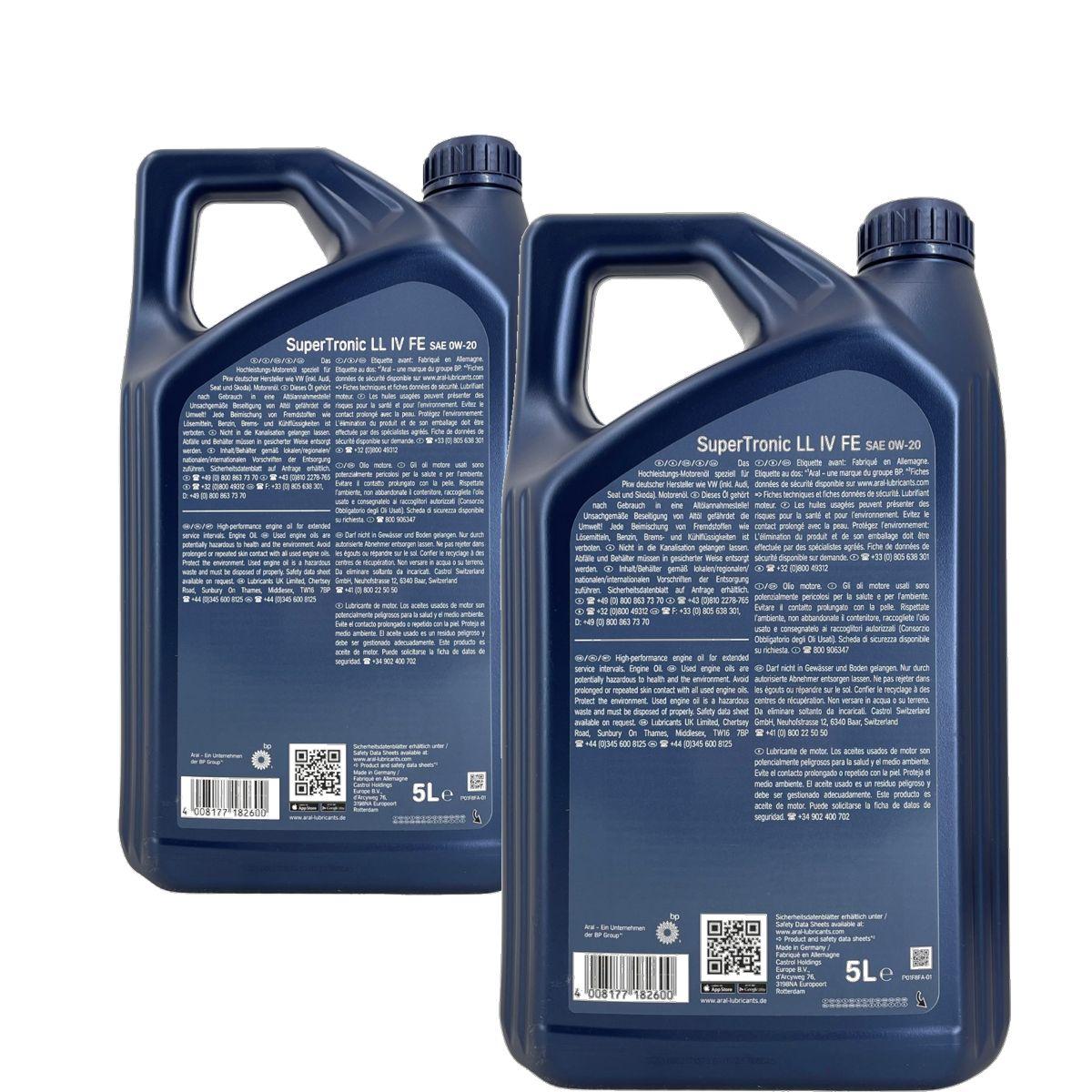 Aral SuperTronic LL IV FE 0W-20 2x5 Liter