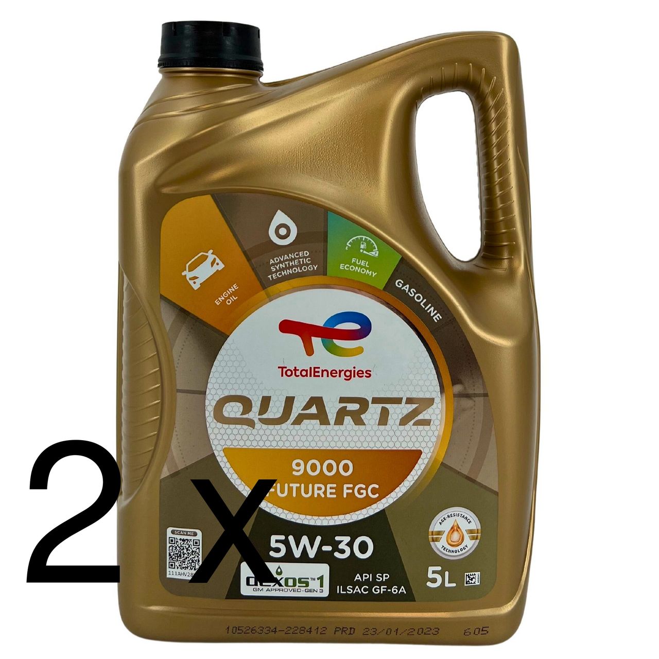 Total Quartz 9000 Future FGC 5W-30 2x5 Liter