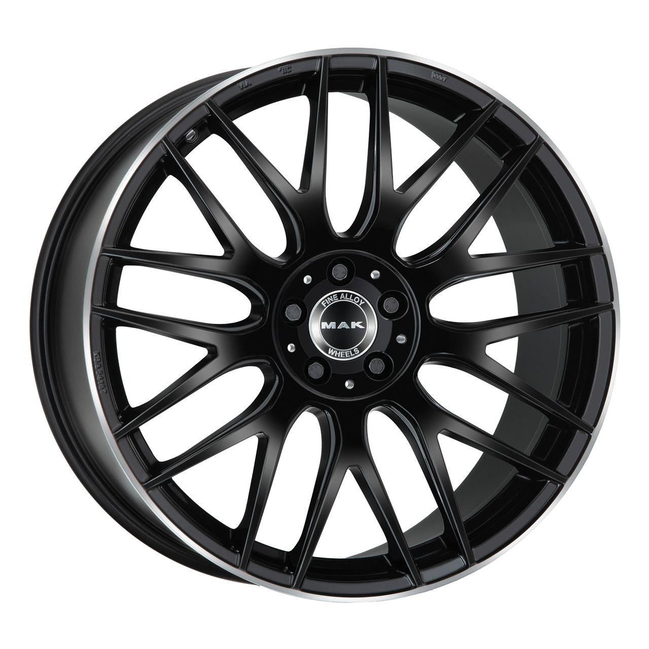 MAK ARROW-D gloss black mirror ring 11.0Jx21 5x112 ET55