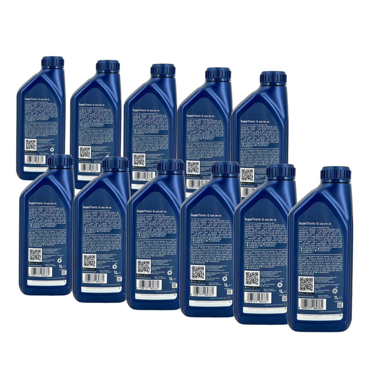 Aral SuperTronic G 0W-40 11x1 Liter