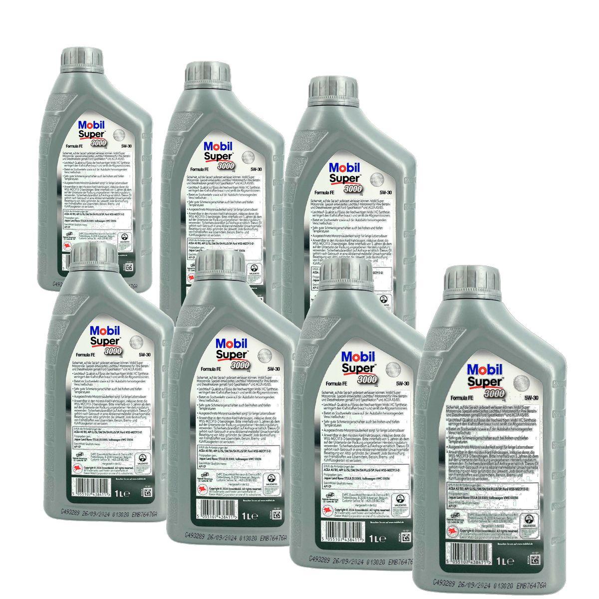 Mobil Super 3000 X1 Formula FE 5W-30 7x1 Liter