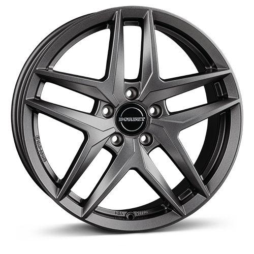 BORBET DESIGN Z dark grey matt 7.0Jx17 5x112 ET44.5