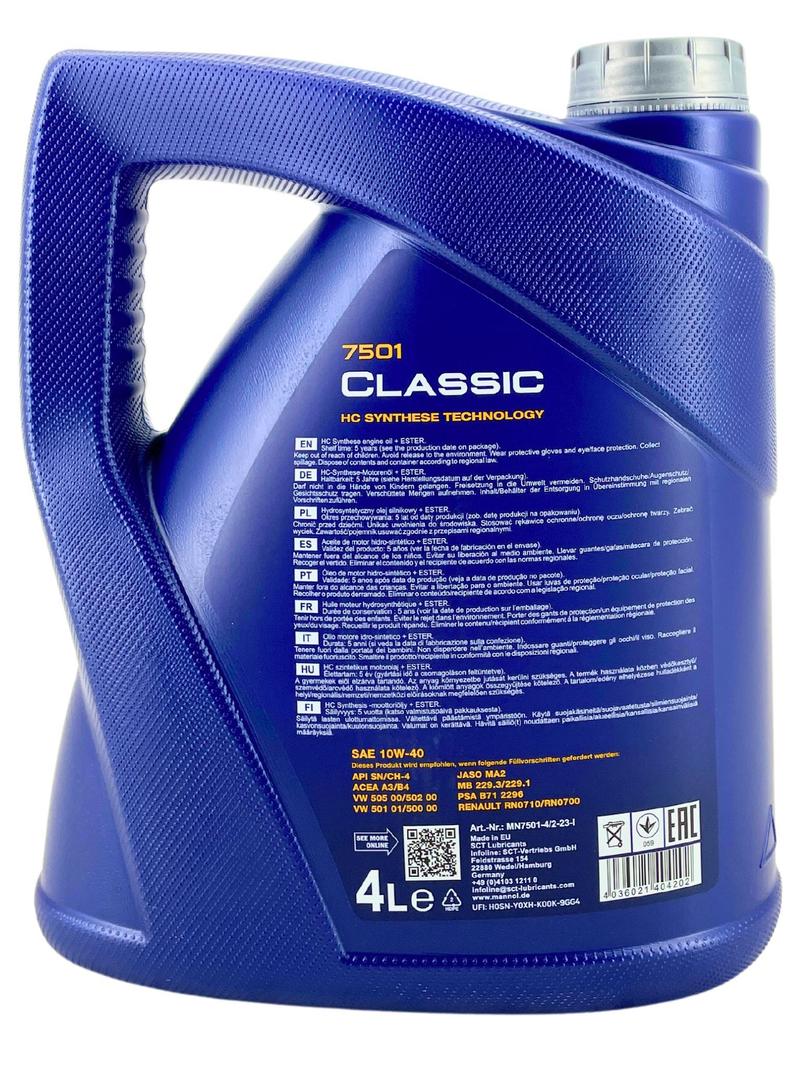 Mannol Classic 10W-40 4 Liter