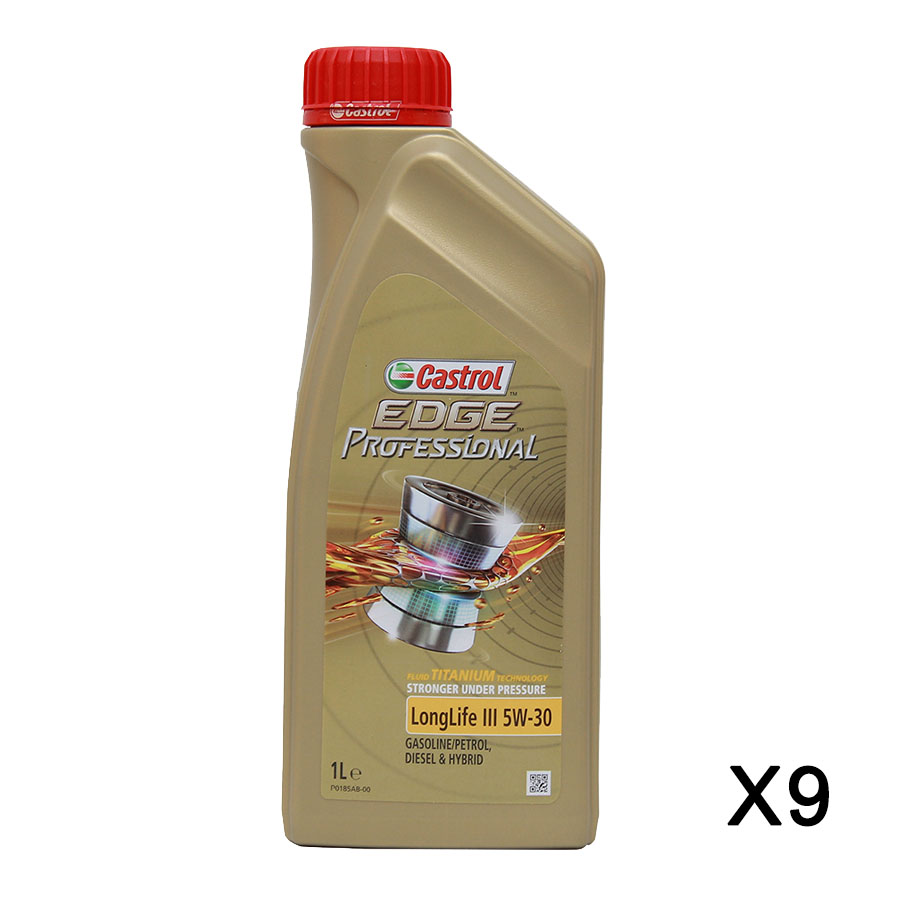 Castrol Edge Professional Fluid Titanium Longlife 3 5W-30 9x1 Liter