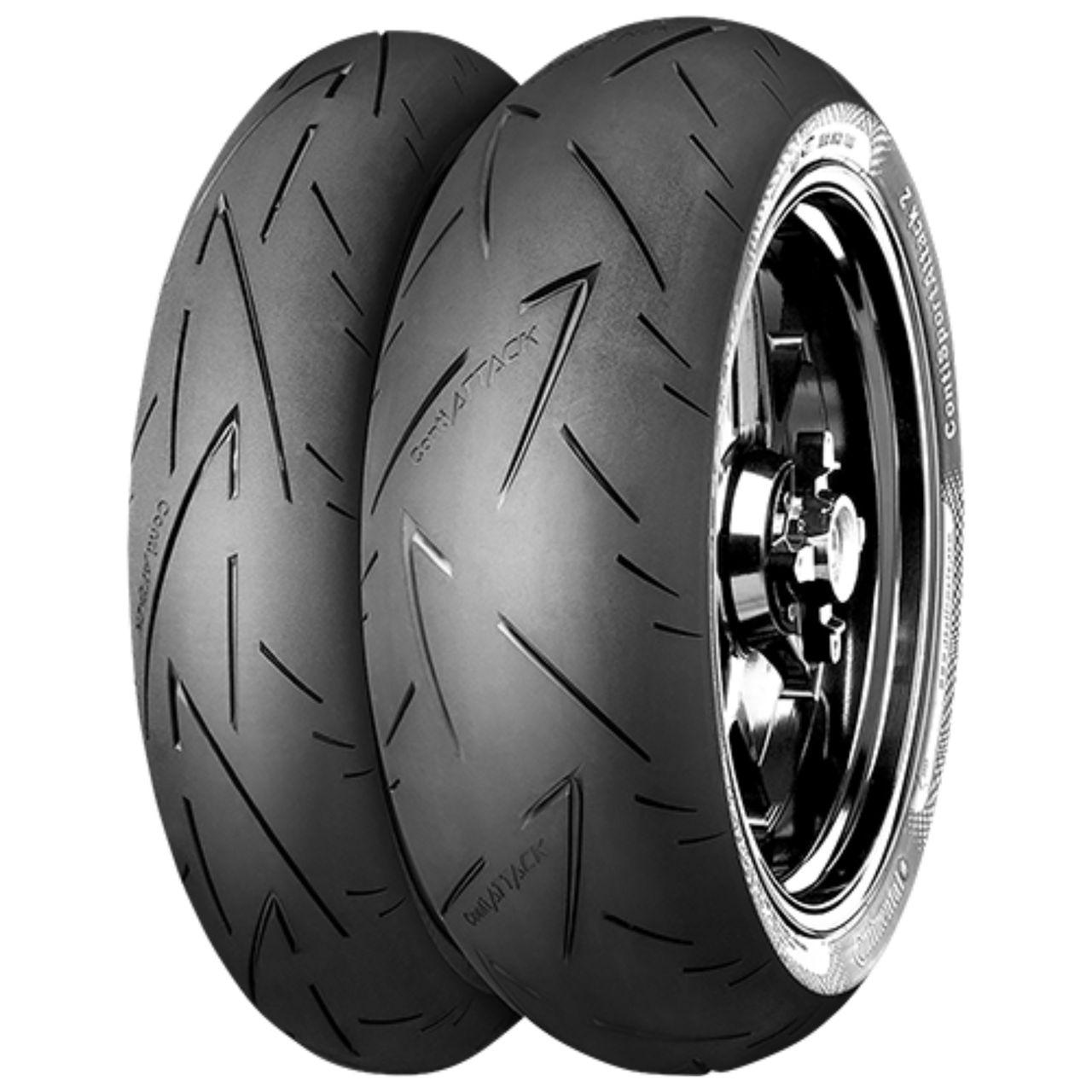 CONTINENTAL 180/55 ZR 17 M/C TL (73W) CONTISPORTATTACK 2