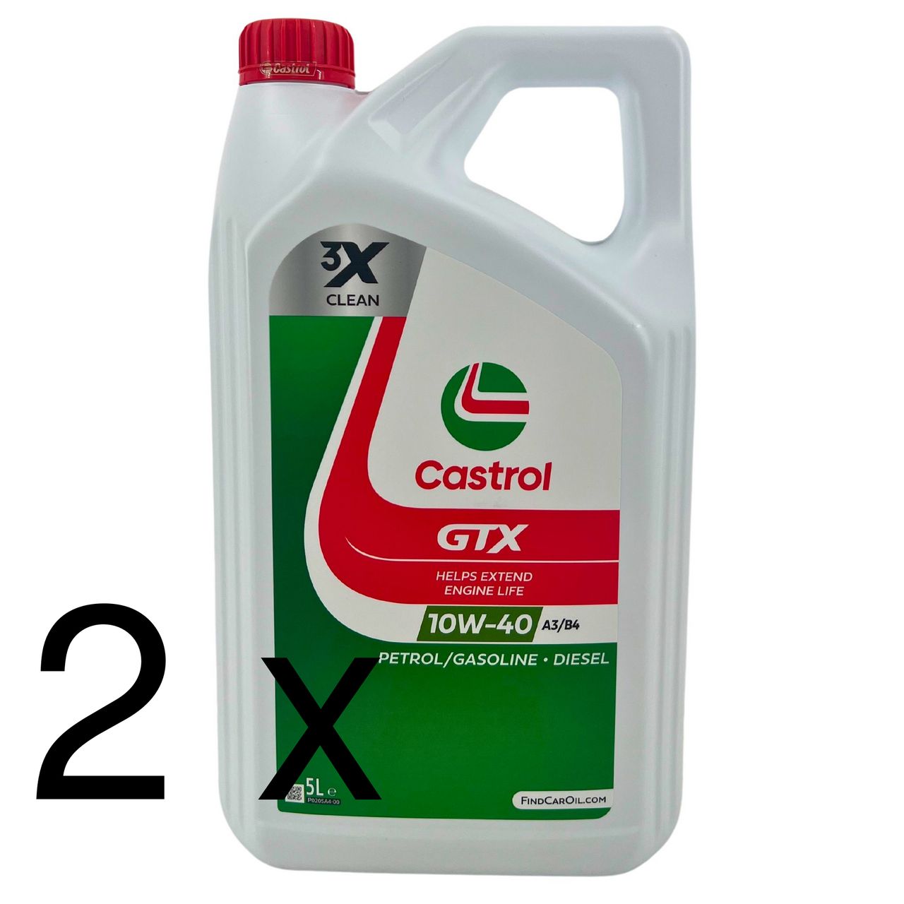 Castrol GTX 10W-40 A3/B4 2x5 Liter