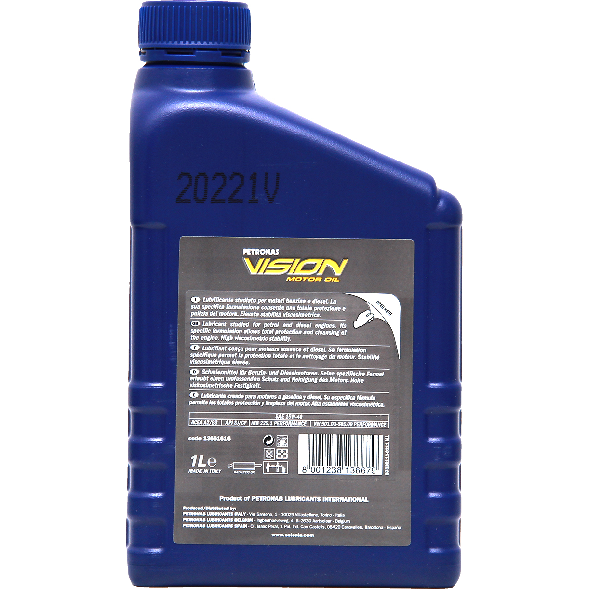 Selenia Vision 15W-40 1 Liter