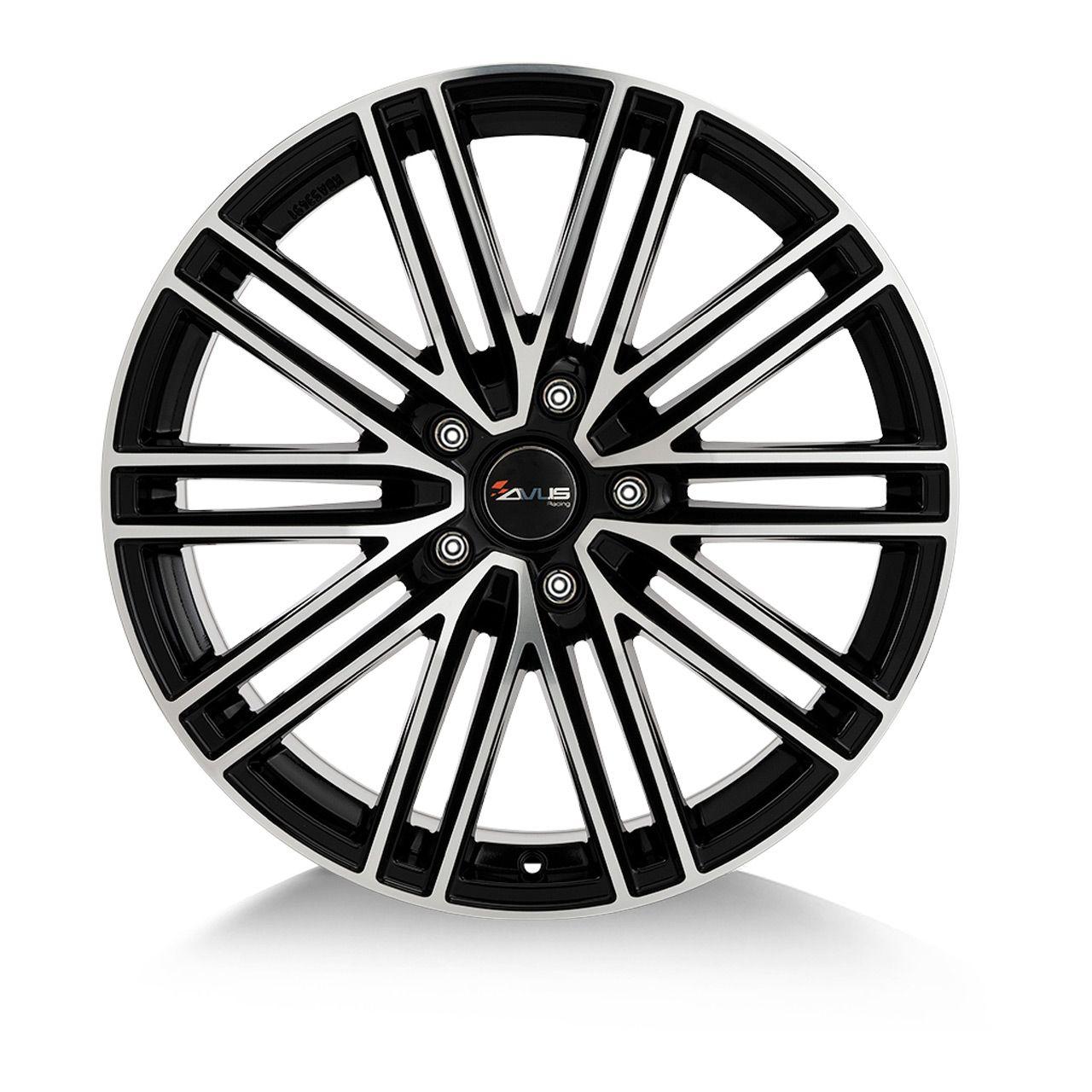 AVUS RACING AC-M08 black polished 11.5Jx22 5x130 ET52