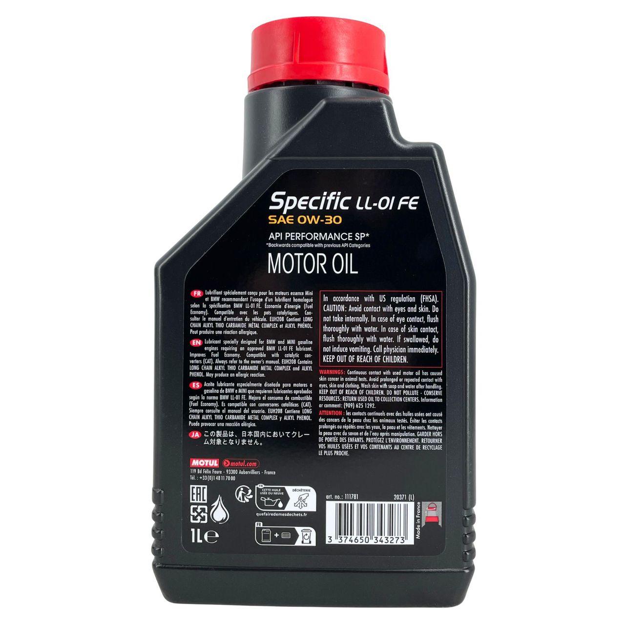 Motul Specific LL-01 FE 0W-30 1 Liter