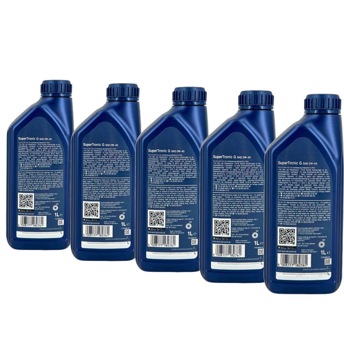 Aral SuperTronic G 0W-40 5x1 Liter