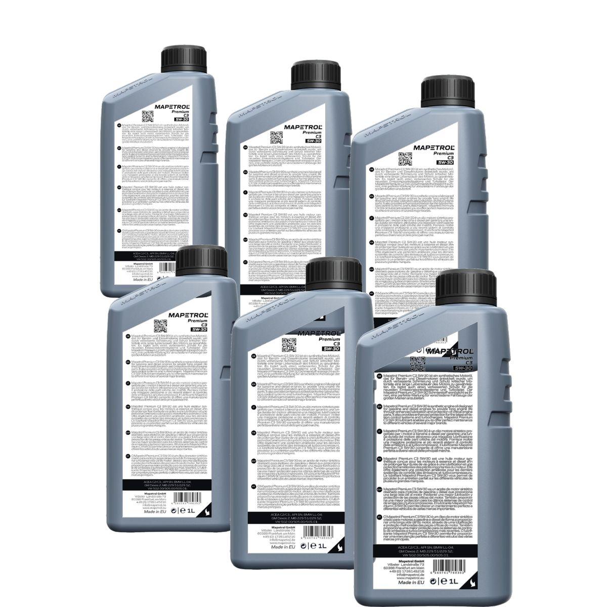 Mapetrol Premium C3 5W-30 6x1 Liter