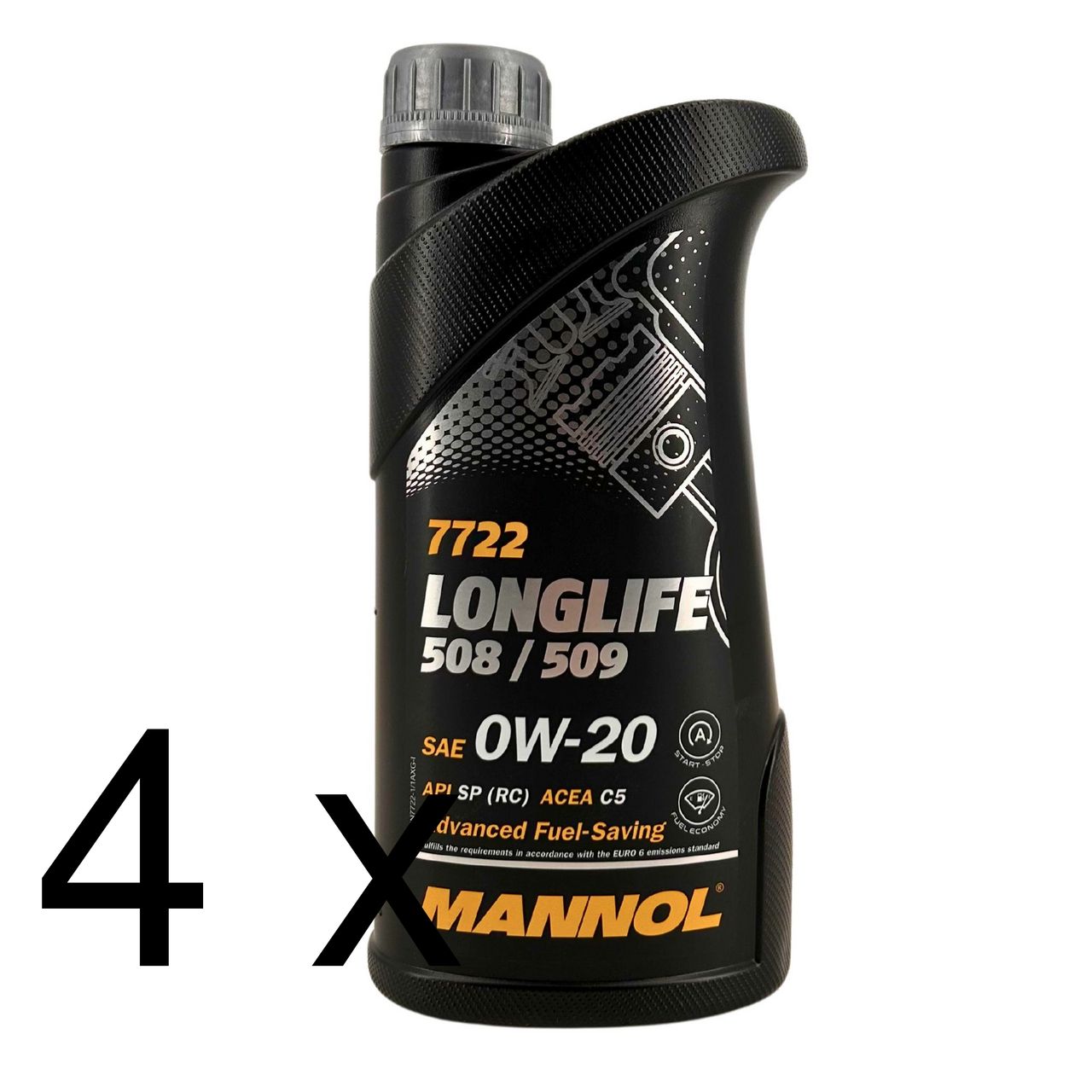 Mannol Longlife 508/509 0W-20 4x1 Liter