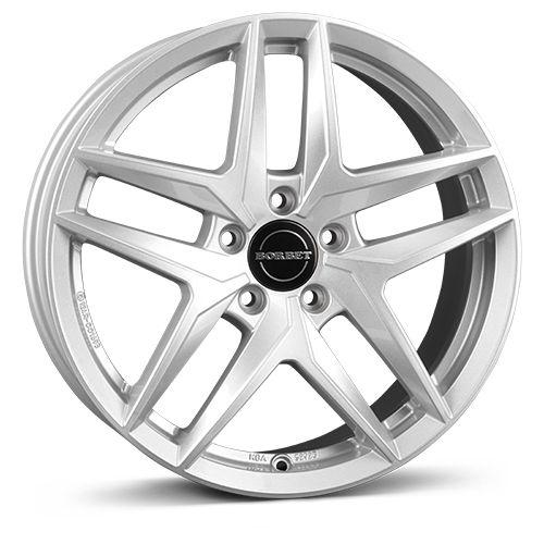 BORBET DESIGN Z kristallsilber 6.5Jx16 5x112 ET44