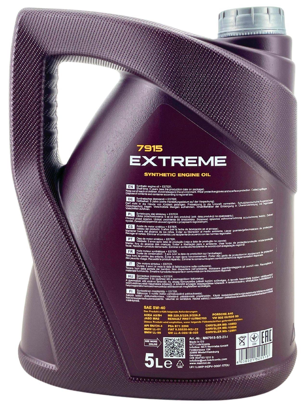Mannol Extreme 5W-40 5 Liter