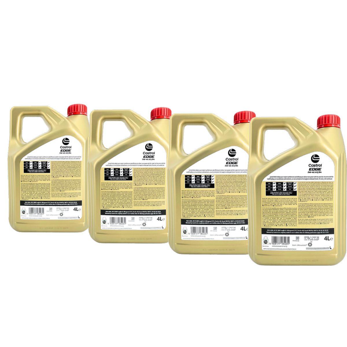 Castrol Edge 5W-40 A3/B4 4x4 Liter