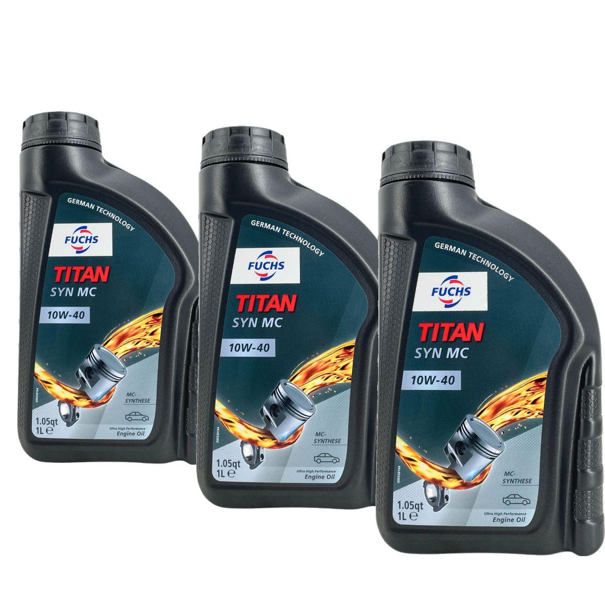 Fuchs Titan Syn MC 10W-40 3x1 Liter