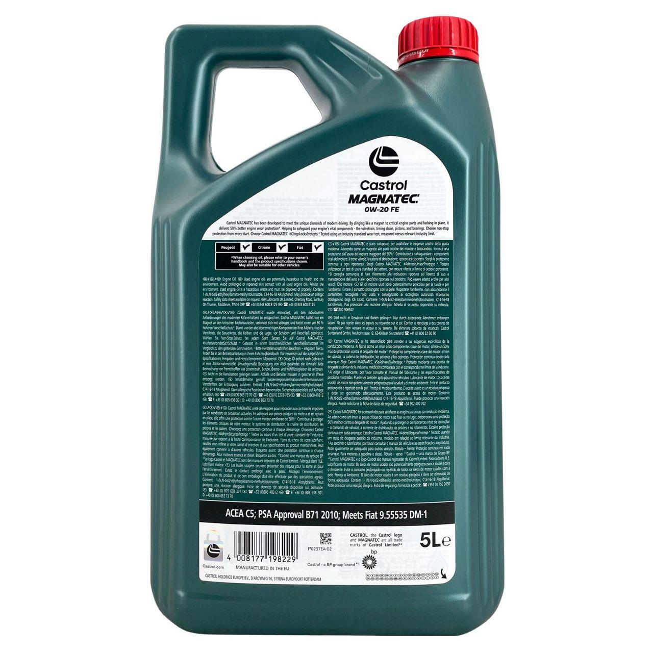 Castrol Magnatec 0W-20 FE 5 Liter