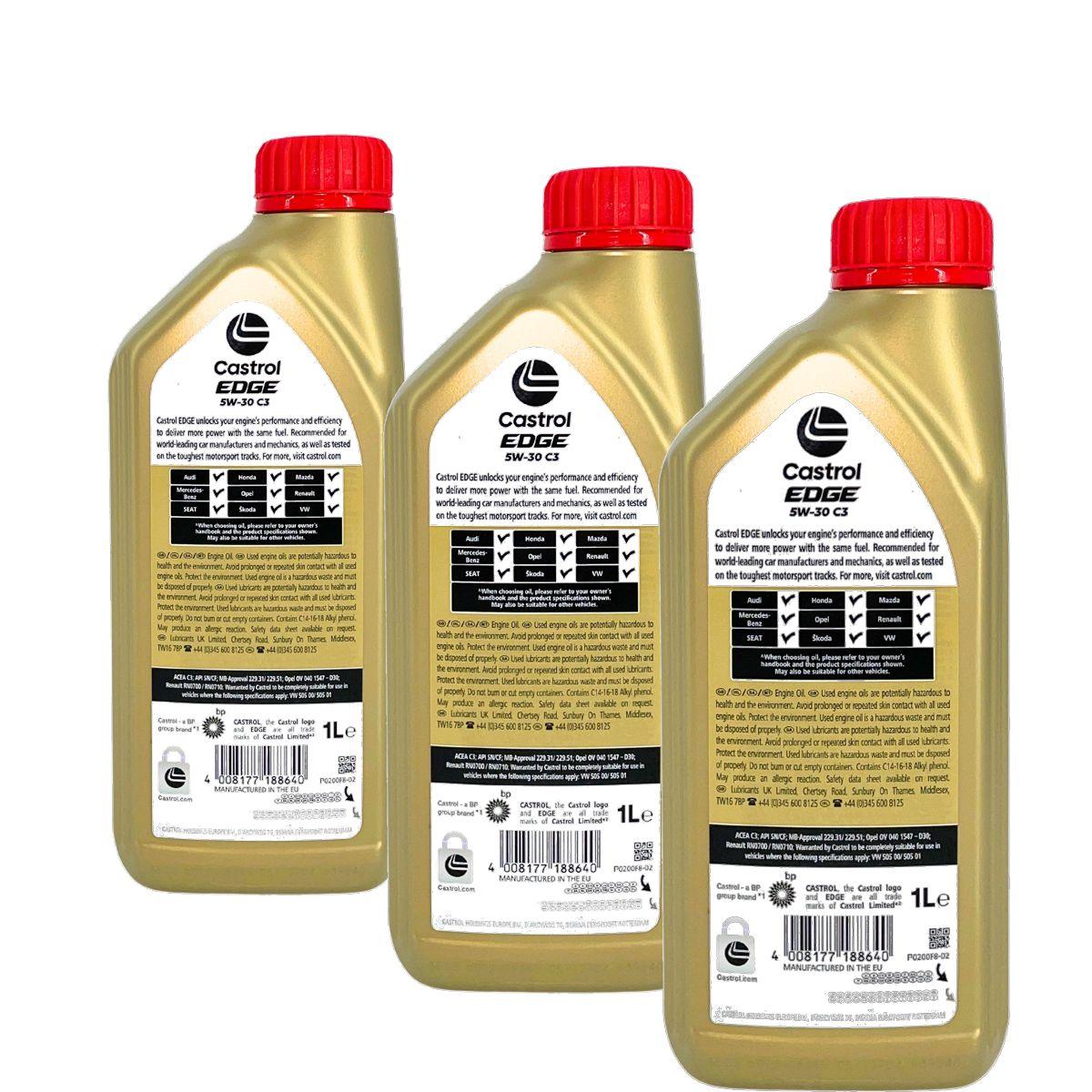 Castrol Edge 5W-30 C3 3x1 Liter