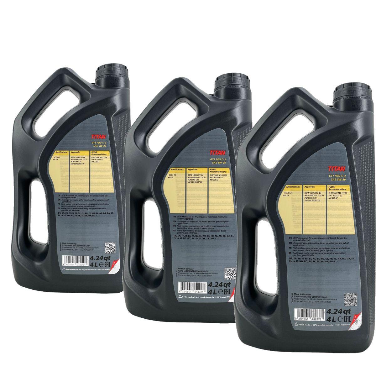 Fuchs Titan GT1 PRO C-3 5W-30 3x4 Liter