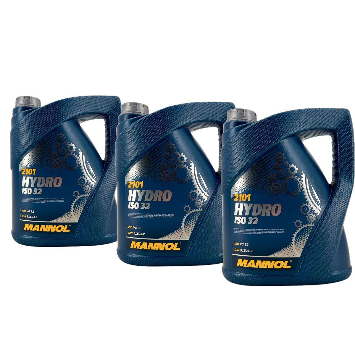 Mannol Hydro ISO 32 3x5 Liter